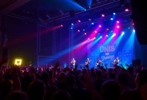 ZZ Top performing live concert