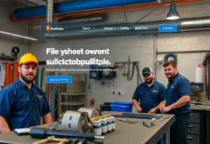 3 Rivers Plumbing team working on a plumbing project