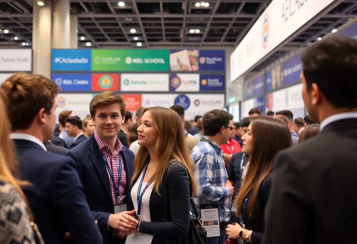 Networking session at Access MBA Tour in San Antonio