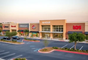 Exterior view of Alamo Ranch South retail center