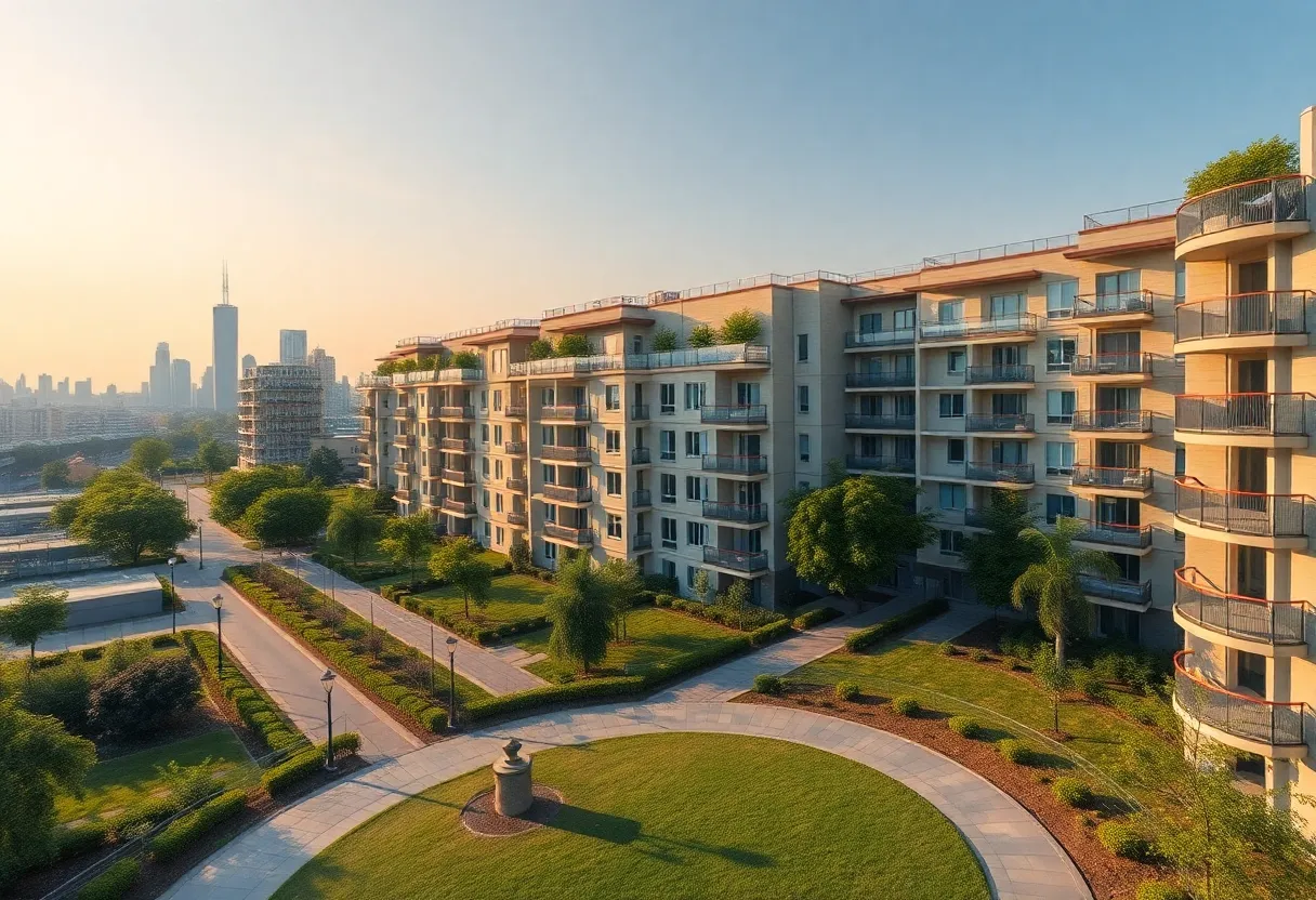Exterior view of The Alto Apartment Complex in San Antonio