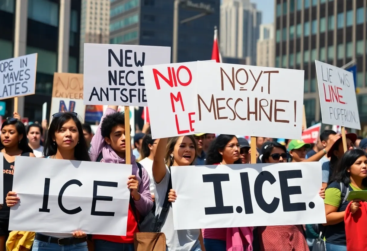 Protesters gather in Austin calling for immigration reform