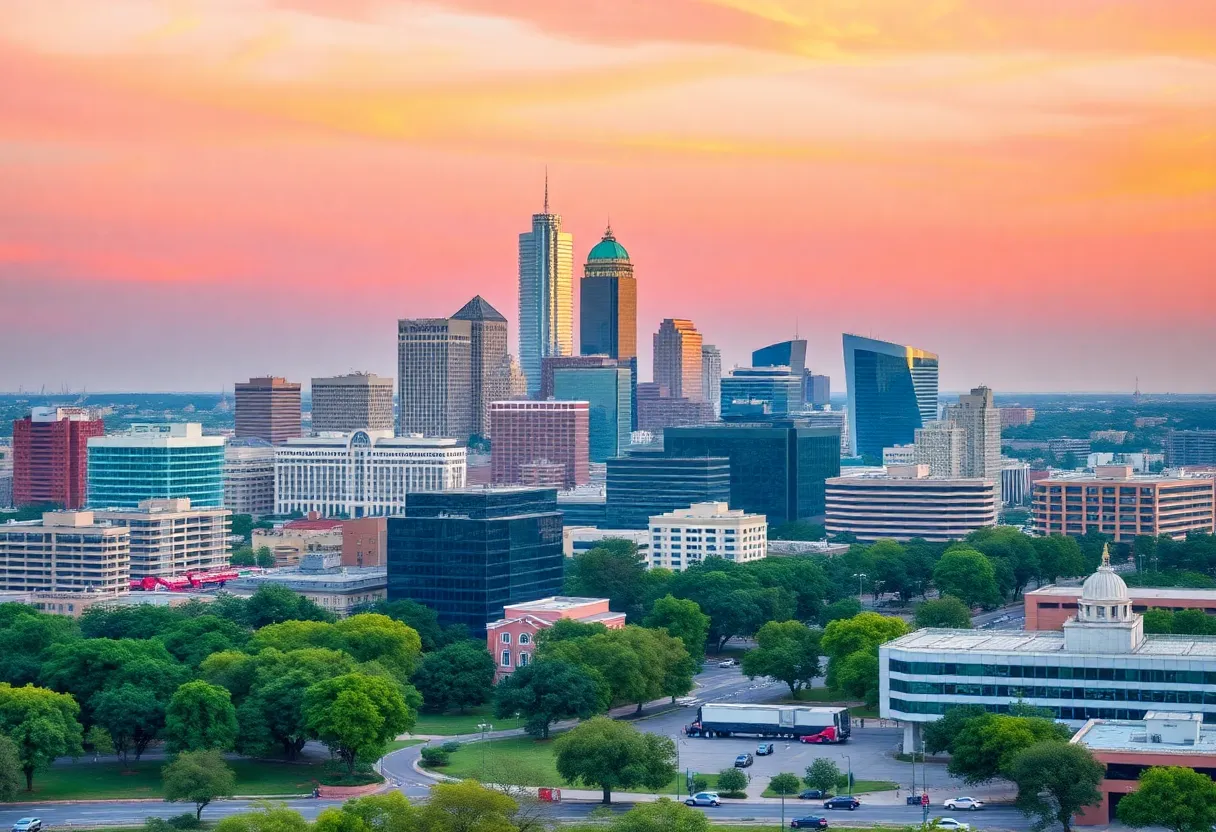 Skyline of Austin Texas symbolizing job opportunities