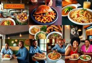 A variety of dishes from Black-owned restaurants in San Antonio.
