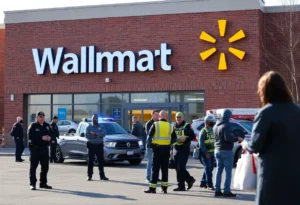 Police responding to a bomb threat at Boerne Walmart