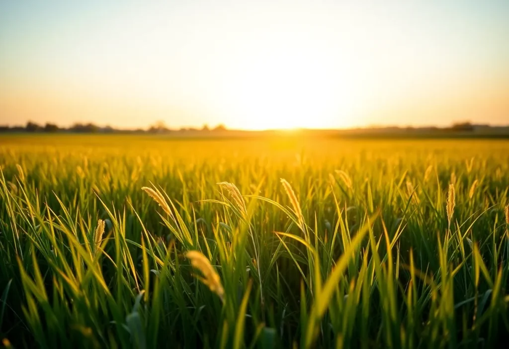 Field in Texas reflecting a peaceful environment