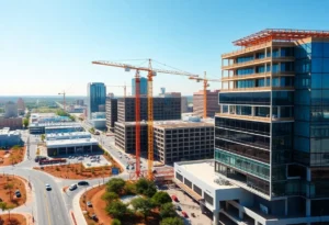 Construction of new business facilities in Central Texas