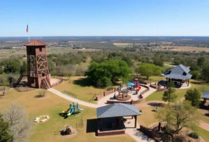 Renovated Comanche Lookout Park with new playground and trails