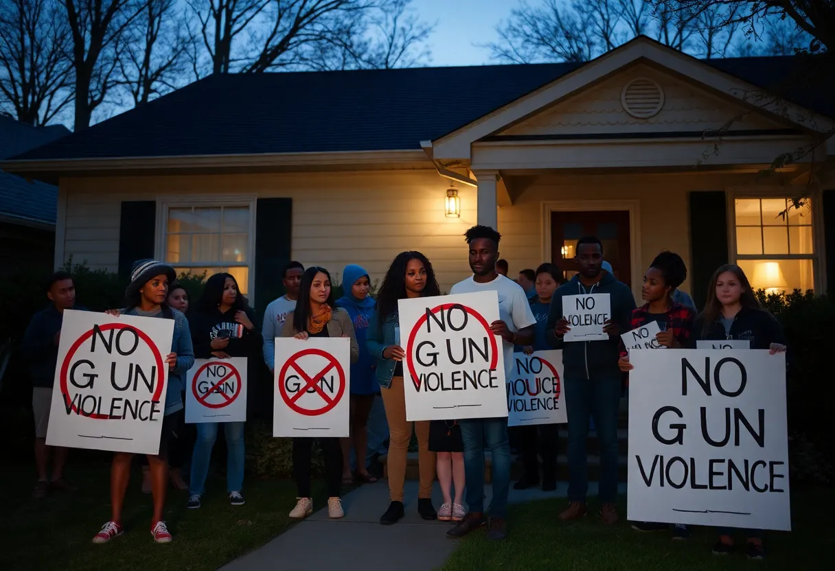 Community gathering in response to shooting incident in San Antonio