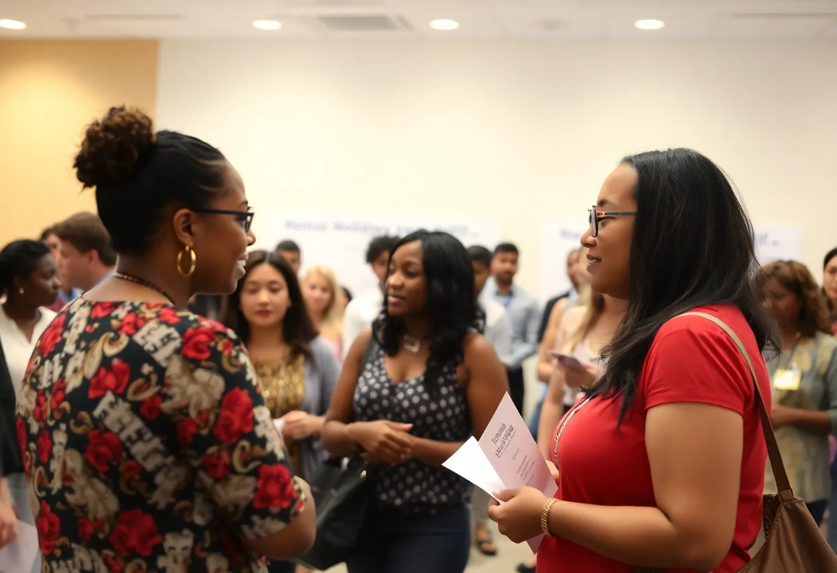 Community discussion on mental health resources in San Antonio