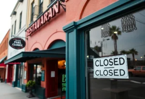 Closed Cured restaurant in San Antonio's Pearl District with historic architecture