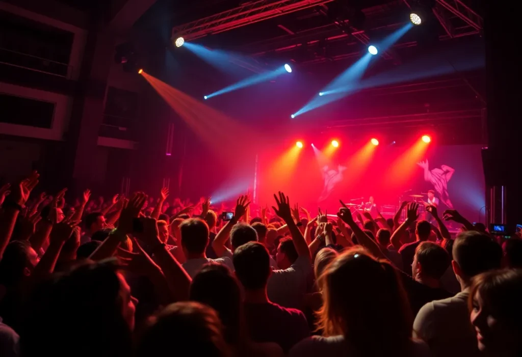 Daisy Grenade performing live at their first headline tour concert.