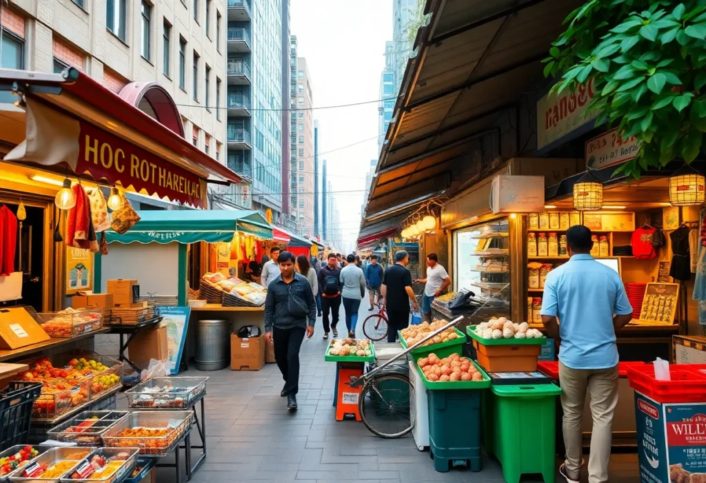 Vendors at Eva Dash Digital Marketplace in San Antonio.