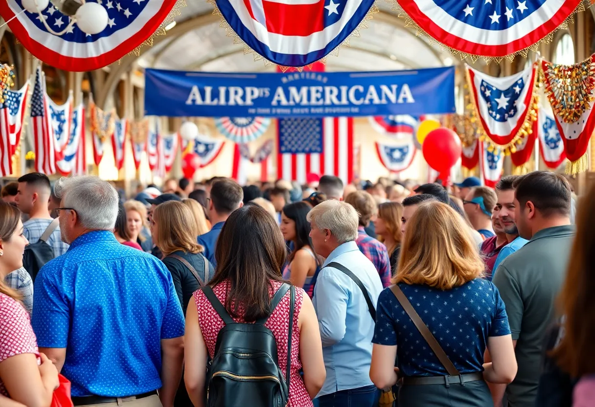 Community gathering celebrating America’s 250th anniversary