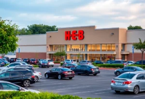 Exterior view of H-E-B store in Northwest San Antonio