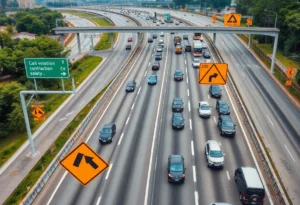 Highway construction for safety on I-35