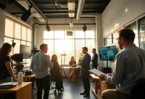Madalynn Lambert in the KSAT 12 newsroom