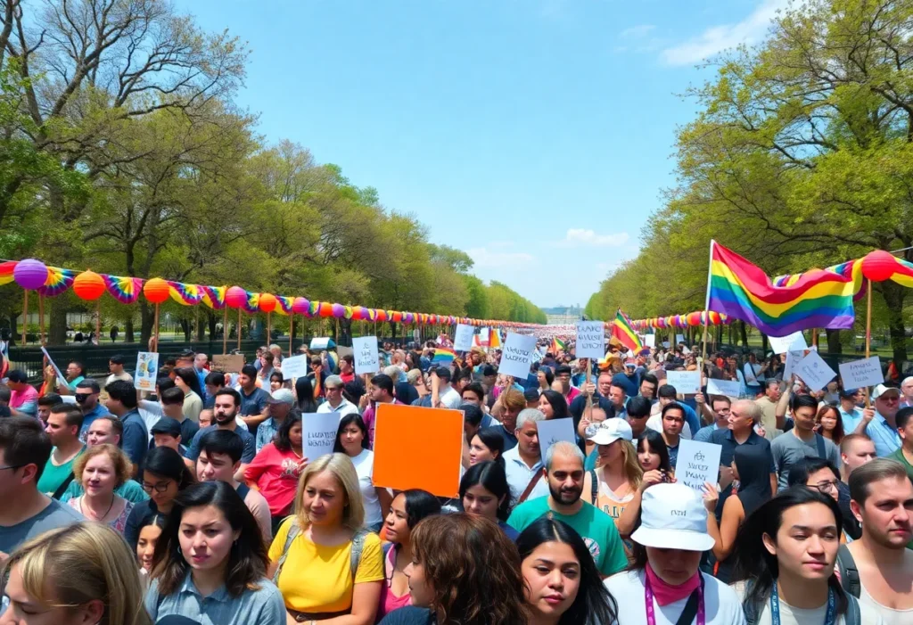Participants in the MLK March in San Antonio