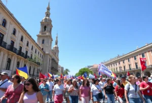 Participants walking in the MLK March San Antonio