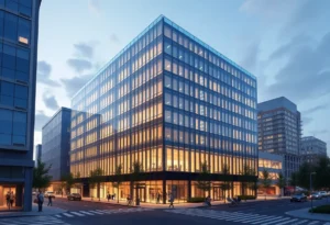 Architectural rendering of Mulva Hall at McCombs School of Business