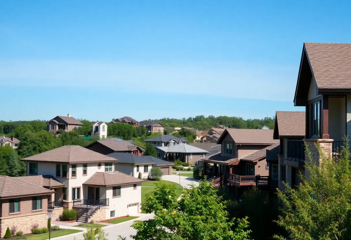Residential homes in New Braunfels, Texas