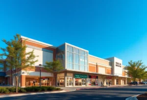 Rendering of a new shopping center in San Antonio's Northwest Side