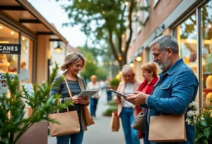 Residents of Olmos Park participating in online shopping to support local businesses