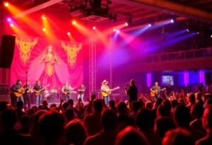 Country music duo performing live at The Lonesome Rose in San Antonio