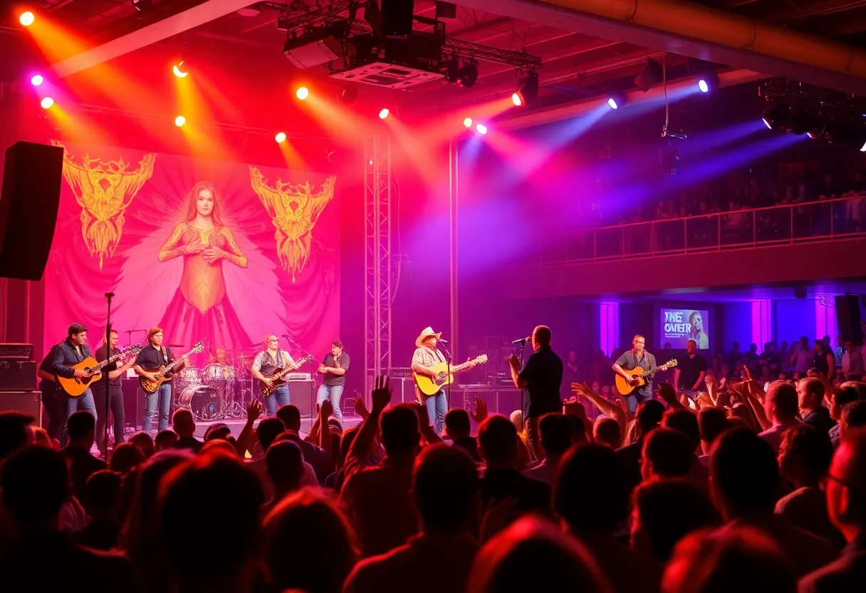 Country music duo performing live at The Lonesome Rose in San Antonio