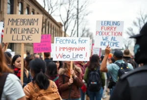 Demonstrators advocate for immigrant rights in Minnesota