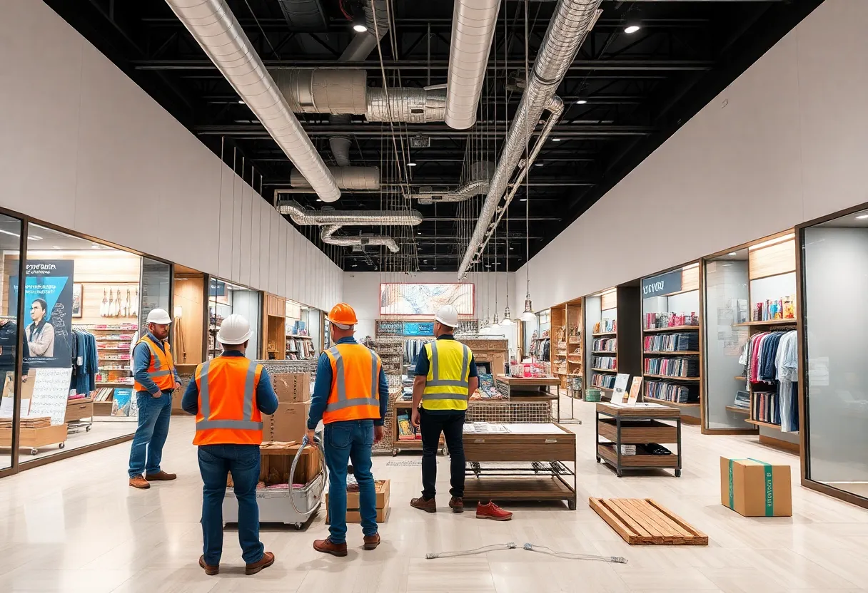Renovation of Sam's Club store in San Marcos, Texas