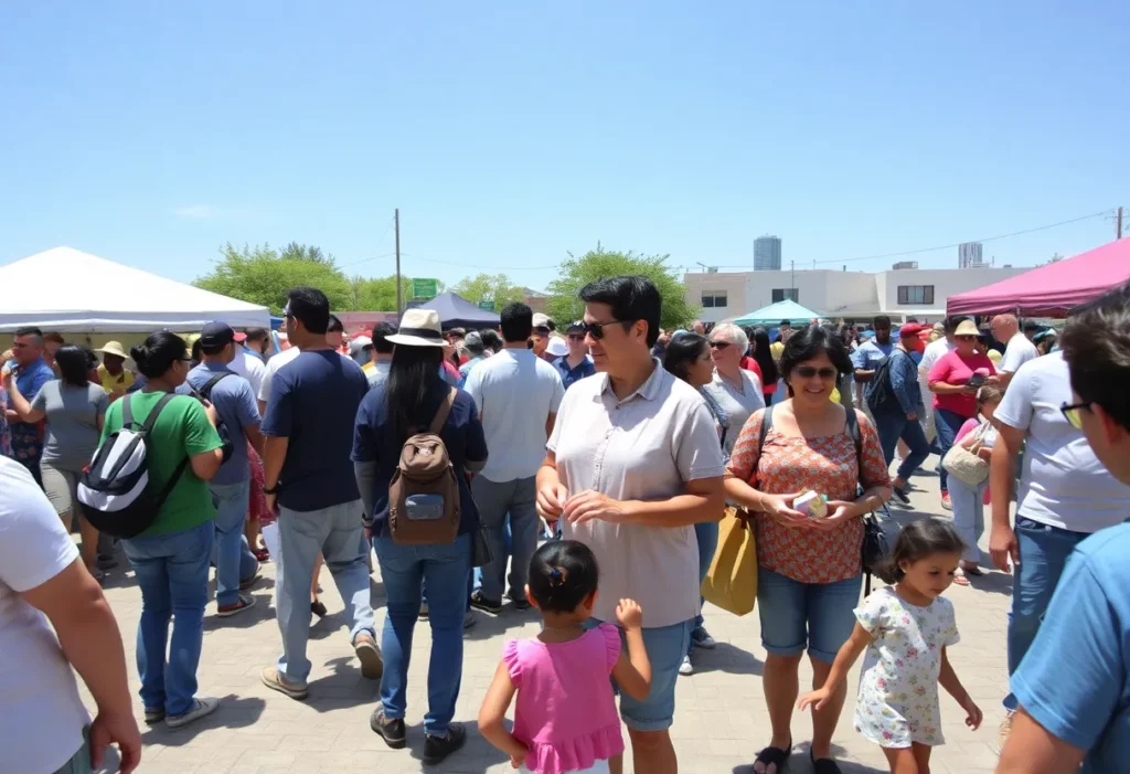 Residents enjoying diverse community events in San Antonio.