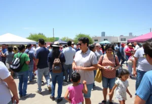 Residents enjoying diverse community events in San Antonio.