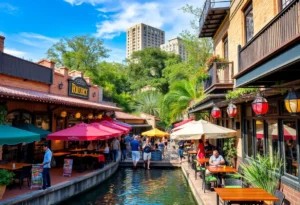 Vibrant culinary scene on San Antonio's River Walk