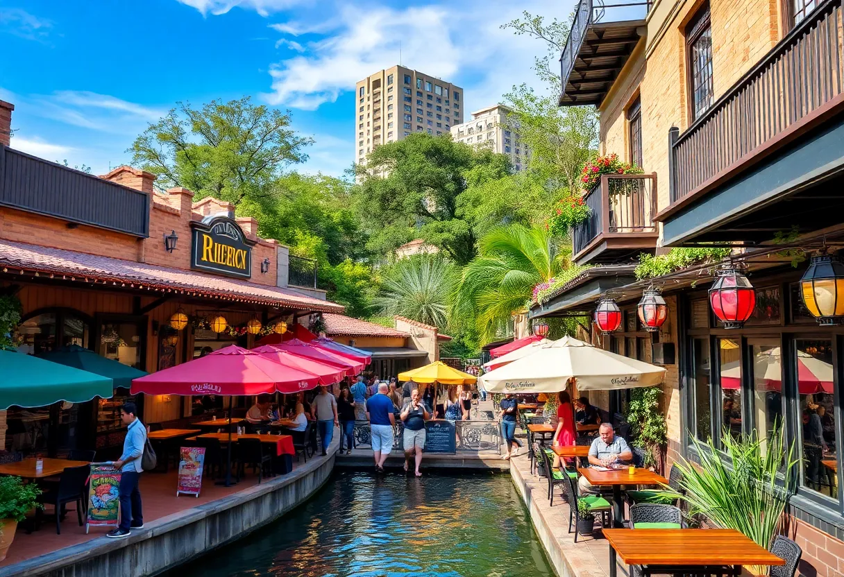 Vibrant culinary scene on San Antonio's River Walk