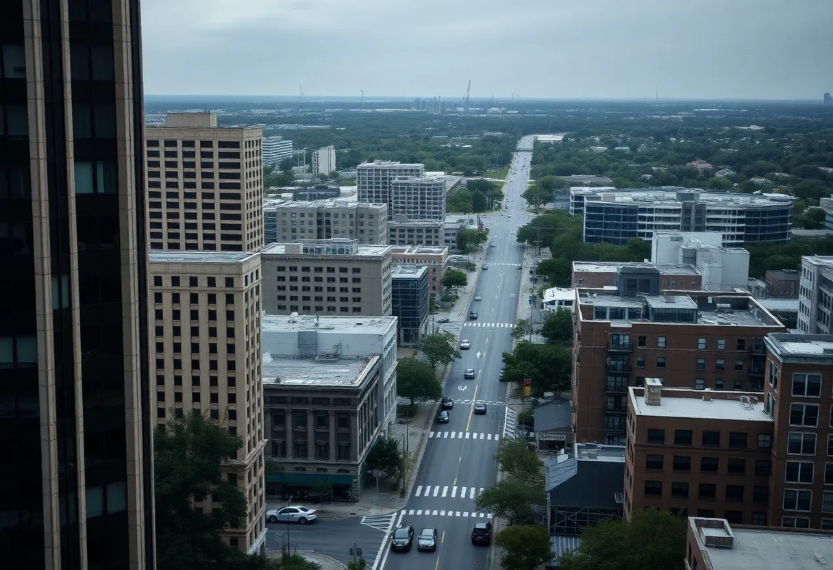Urban landscape of San Antonio reflecting real estate activities