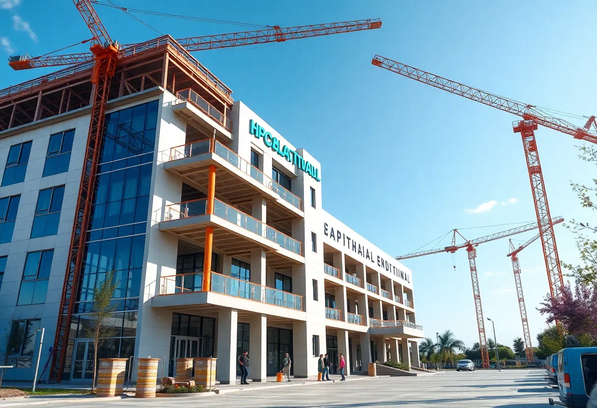 Construction of new healthcare facilities in San Antonio
