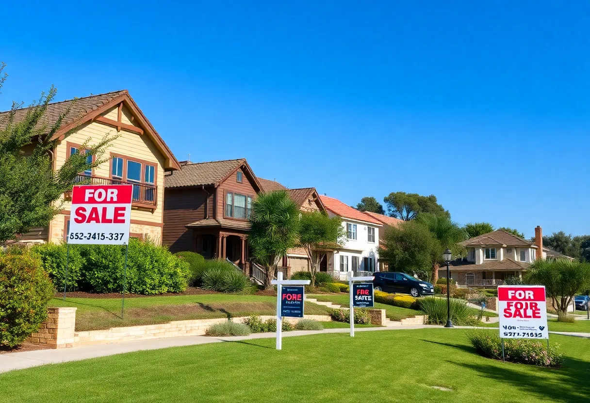 Vibrant San Antonio neighborhood with houses for sale