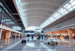 Rendering of the new Terminal C at San Antonio International Airport