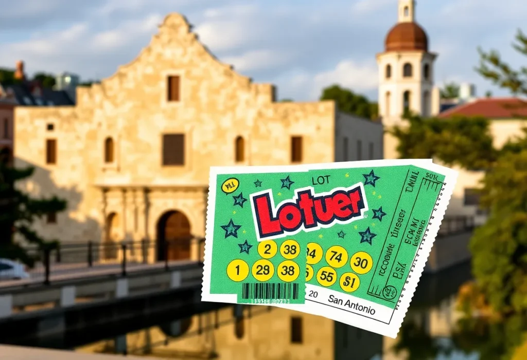Winning lottery tickets in San Antonio, Texas