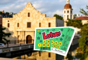 Winning lottery tickets in San Antonio, Texas