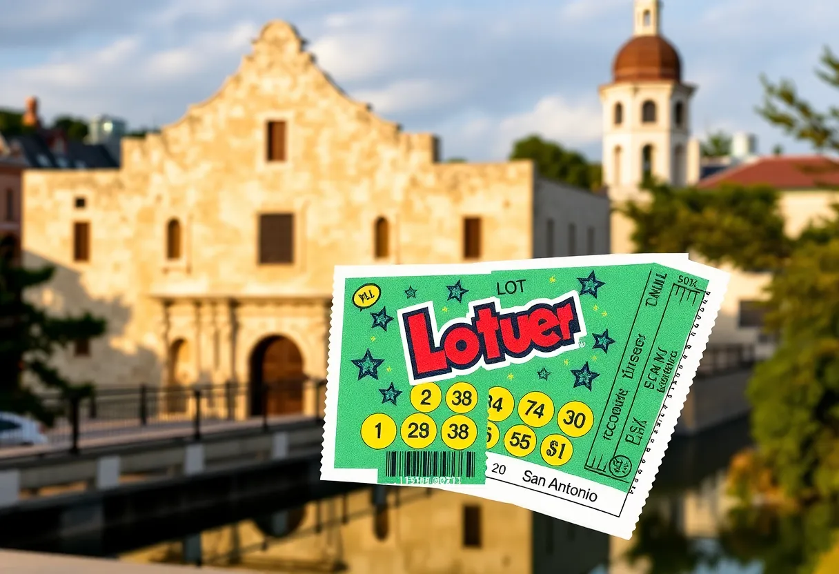 Winning lottery tickets in San Antonio, Texas