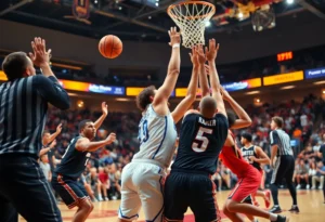 San Antonio Spurs player celebrates a victory against the Milwaukee Bucks.