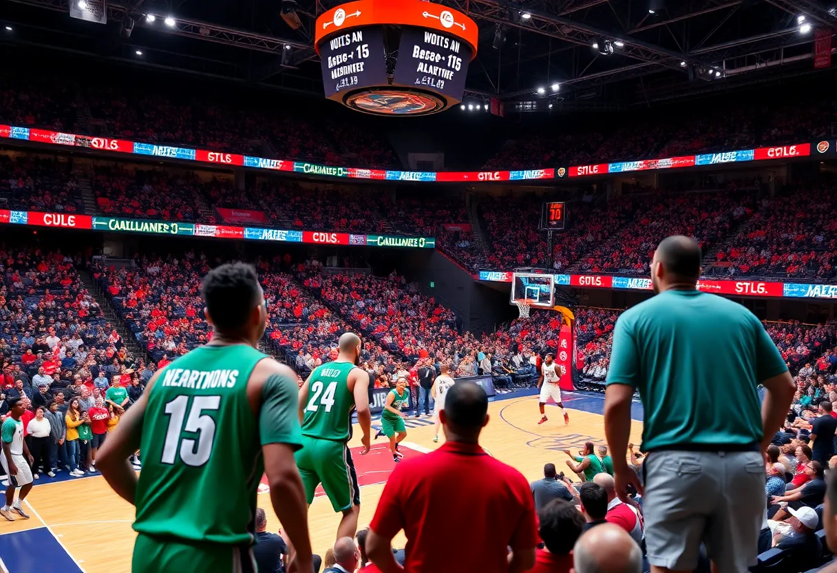 San Antonio Spurs players in action against Milwaukee Bucks