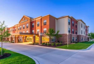 Rendering of TownePlace Suites hotel in New Braunfels