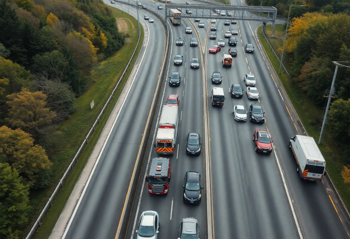 Heavy traffic on Loop 1604 due to accident