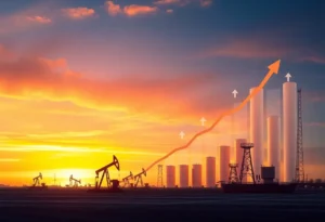 Visual representation of Valero Energy's financial performance with oil refineries and growth indicators