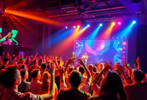 Audience enjoying the Who's Bad tribute band performance