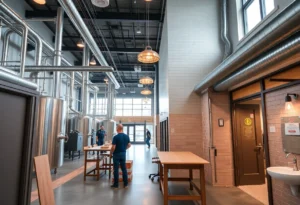 Renovation project at Alamo Beer Co. in San Antonio.