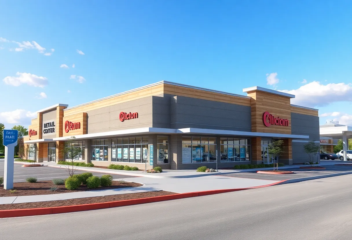 Construction site of the Atrium of Arcadia retail center